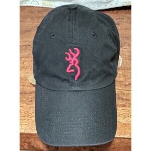 Browning Firearms Buck Mark Gray Ball Cap Hat Workman Strap Back Adult